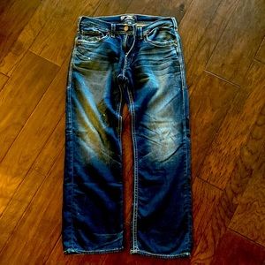 Silver “zac” jeans, size w34/L32